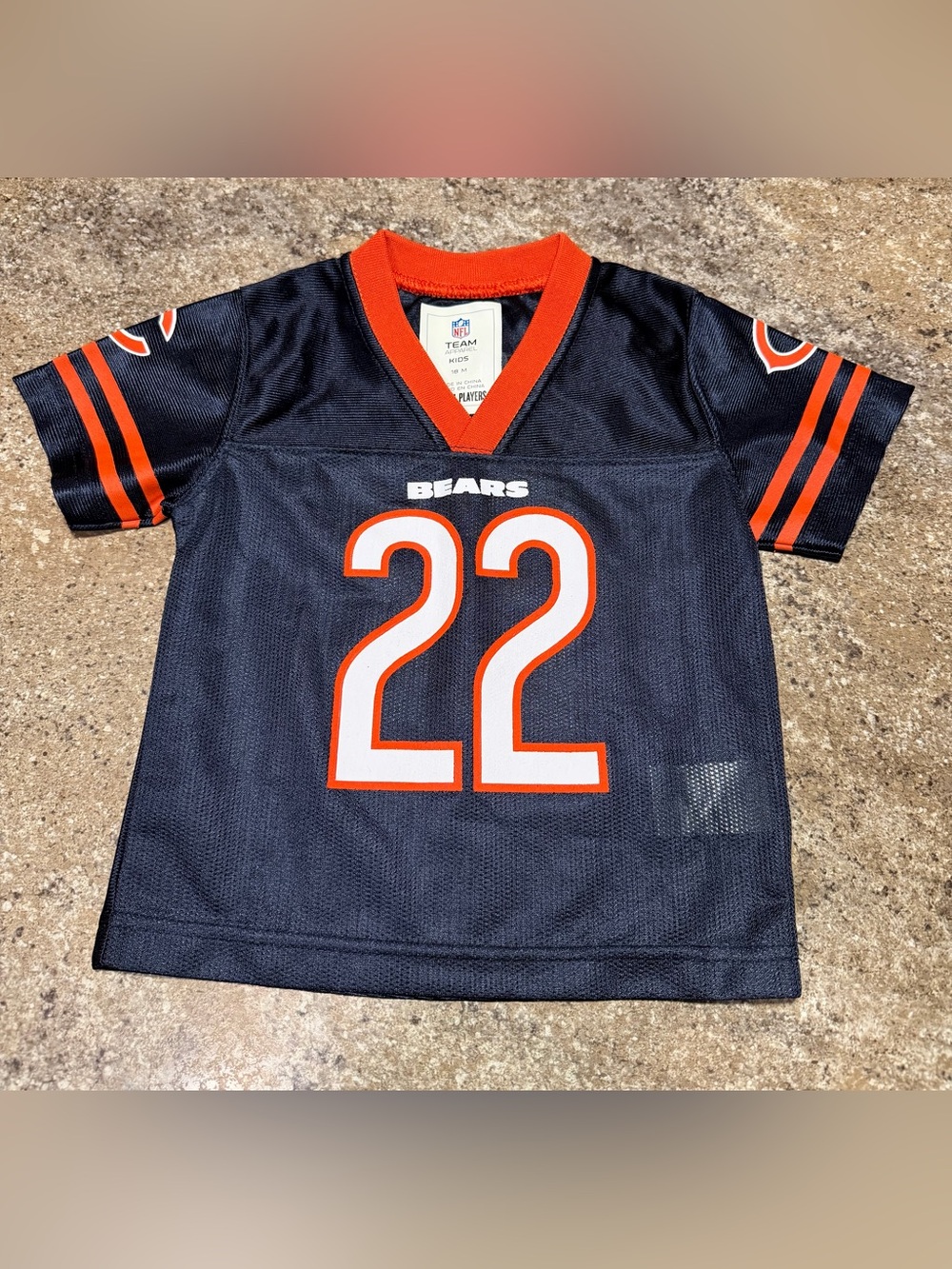 NFL Team Apparel Chicago Bears Matt Forte #22 Navy Baby Jersey 18 Months